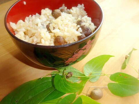 味付けは昆布茶だけ!簡単!むかごの炊き込みご飯